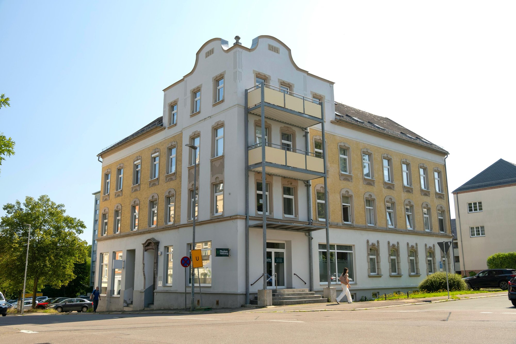 Gründerzeit-Eckhaus Augsburgerstraße in Chemnitz-Bernsdorf